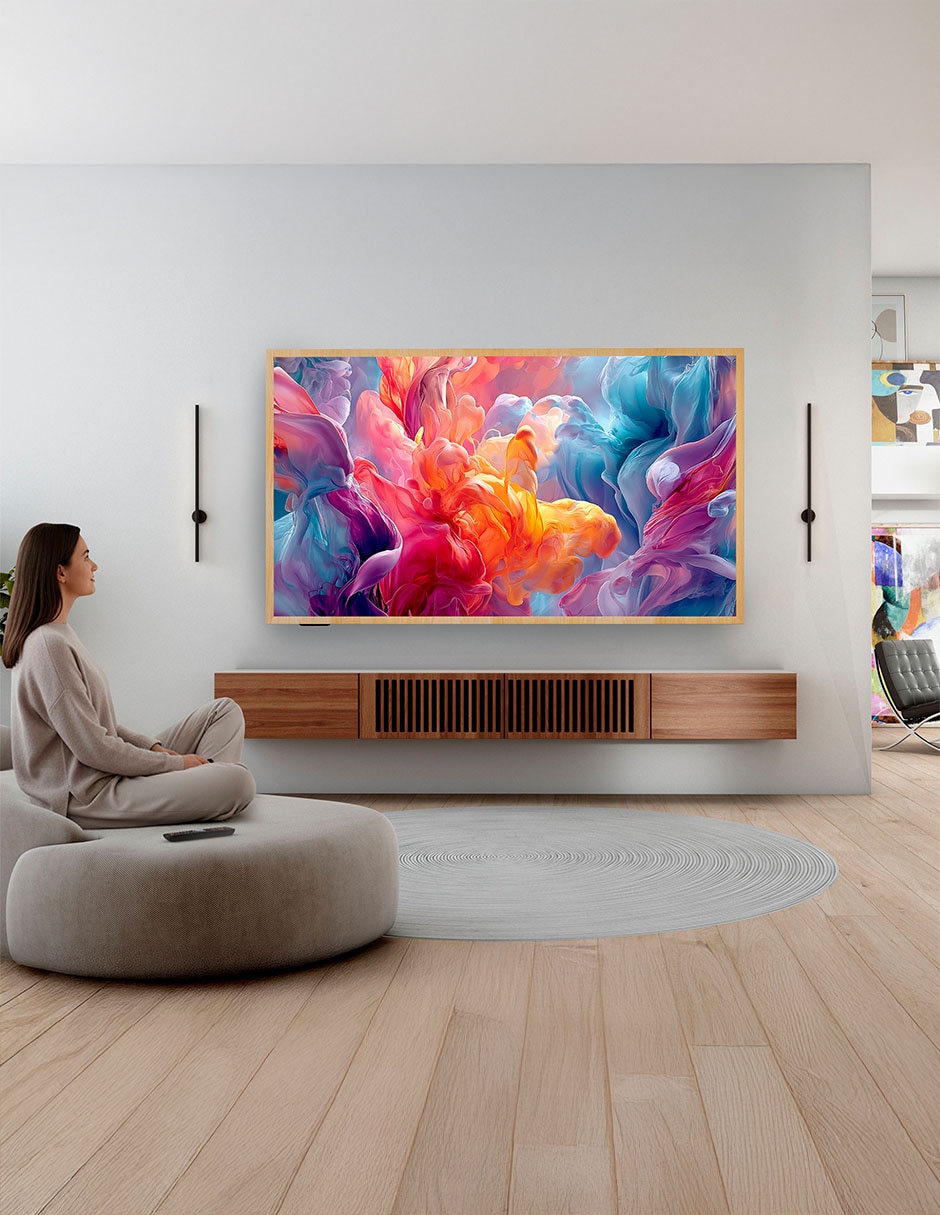 Pantalla Smart TV Hisense QLED 55 pulgadas 4K/UHD 55S7SG con Android TV con AI Smooth Motion