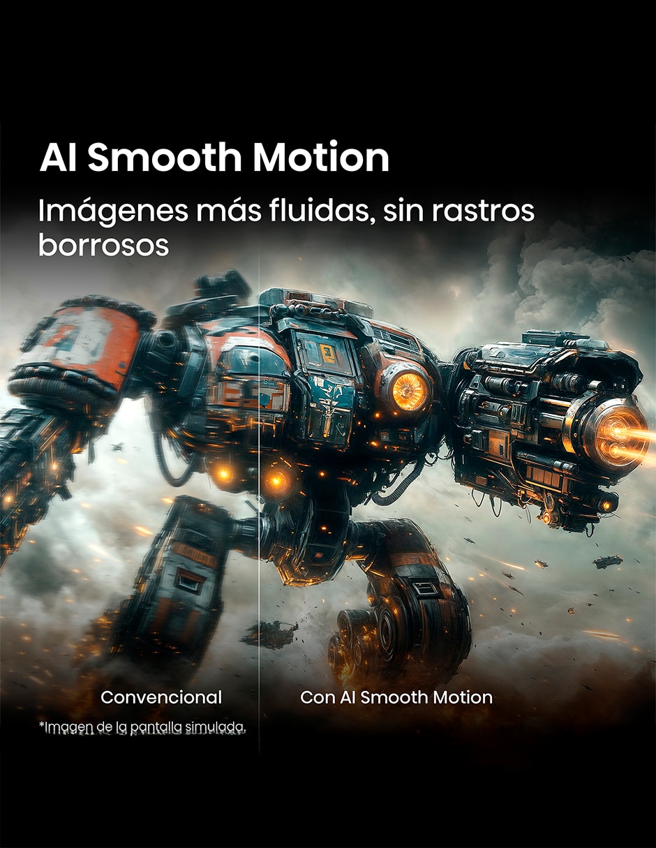 Pantalla Smart TV Hisense Mini LED 50 pulgadas 4K/UHD 50QD8SFM con AI Smooth Motion
