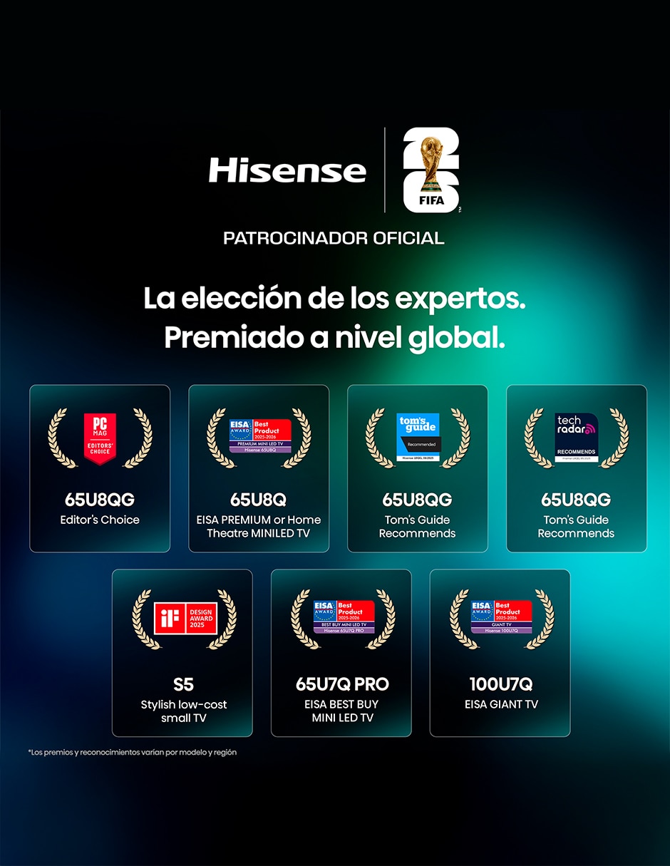 Pantalla Smart TV Hisense Mini LED 50 pulgadas 4K/UHD 50QD8SFM con AI Smooth Motion