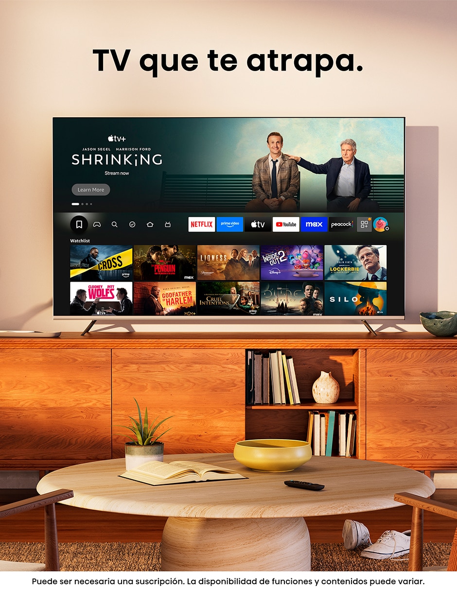 Pantalla Smart TV Hisense Mini LED 50 pulgadas 4K/UHD 50QD8SFM con AI Smooth Motion
