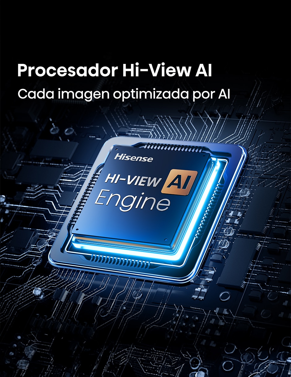 Pantalla Smart TV Mini LED 75 pulgadas 4K/UHD 75U6SV con Hi-View AI Engine X 7
