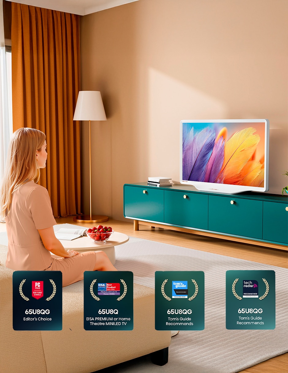 Pantalla Smart TV QLED de 32 pulgadas Full HD 32S5QFM con Fire OS con AI Escalado a 4K 2