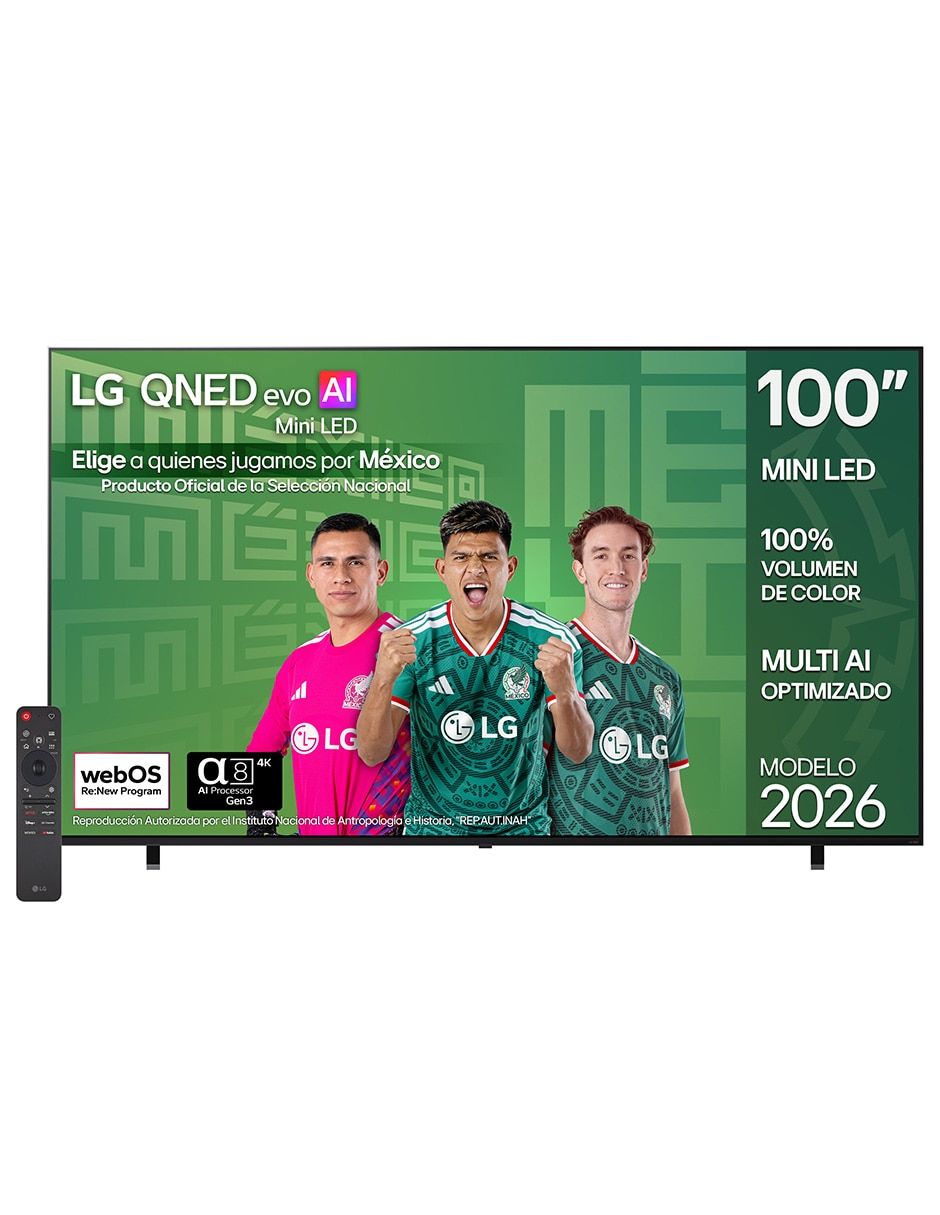 LG Pantalla Smart TV LG QNED de 100 pulgadas 4K/UHD 100QNED85BS con evo AI