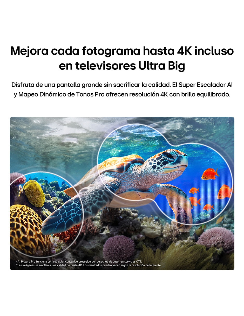 Pantalla Smart TV QNED de 100 pulgadas 4K/UHD 100QNED85BS con evo AI 11