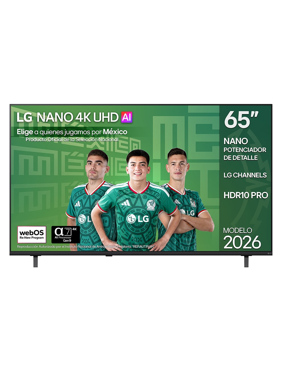 Pantalla Smart TV NanoCell 65 pulgadas 4K/UHD 65NU850BPSA con AI webOS 1