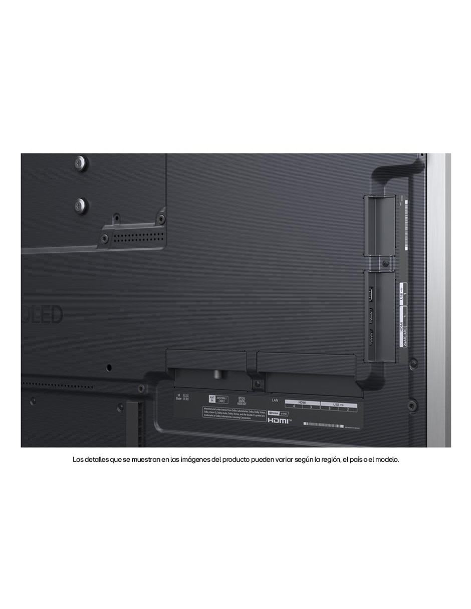 Pantalla Smart TV OLED de 97 puadas 4K/UHD OLED97G6PSA con WebOS con evo AI 3
