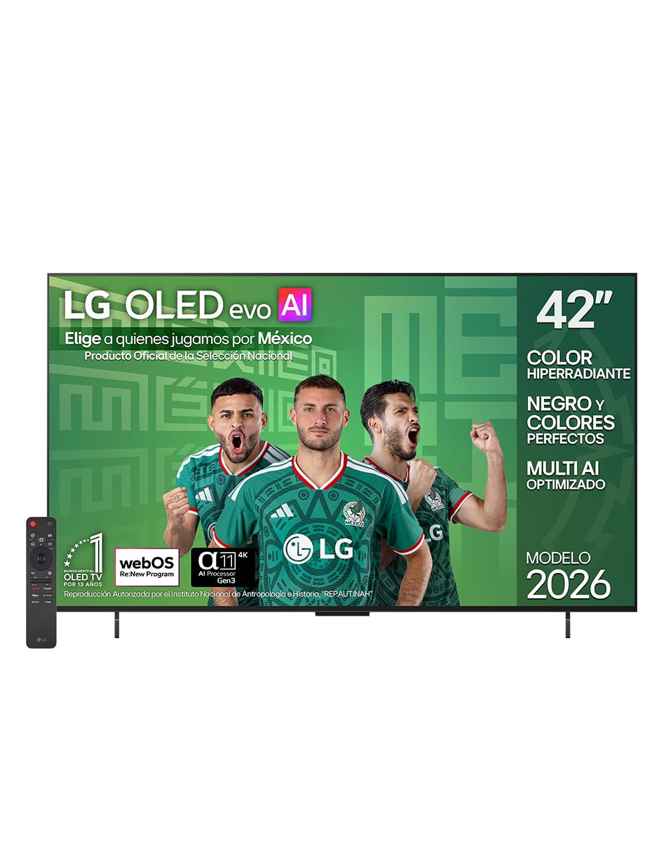 Pantalla Smart TV OLED 42 pulgadas 4K OLED42C6PSA con evo AI Pantalla Smart TV OLED 42 pulgadas 4K OLED42C6PSA con evo AI
