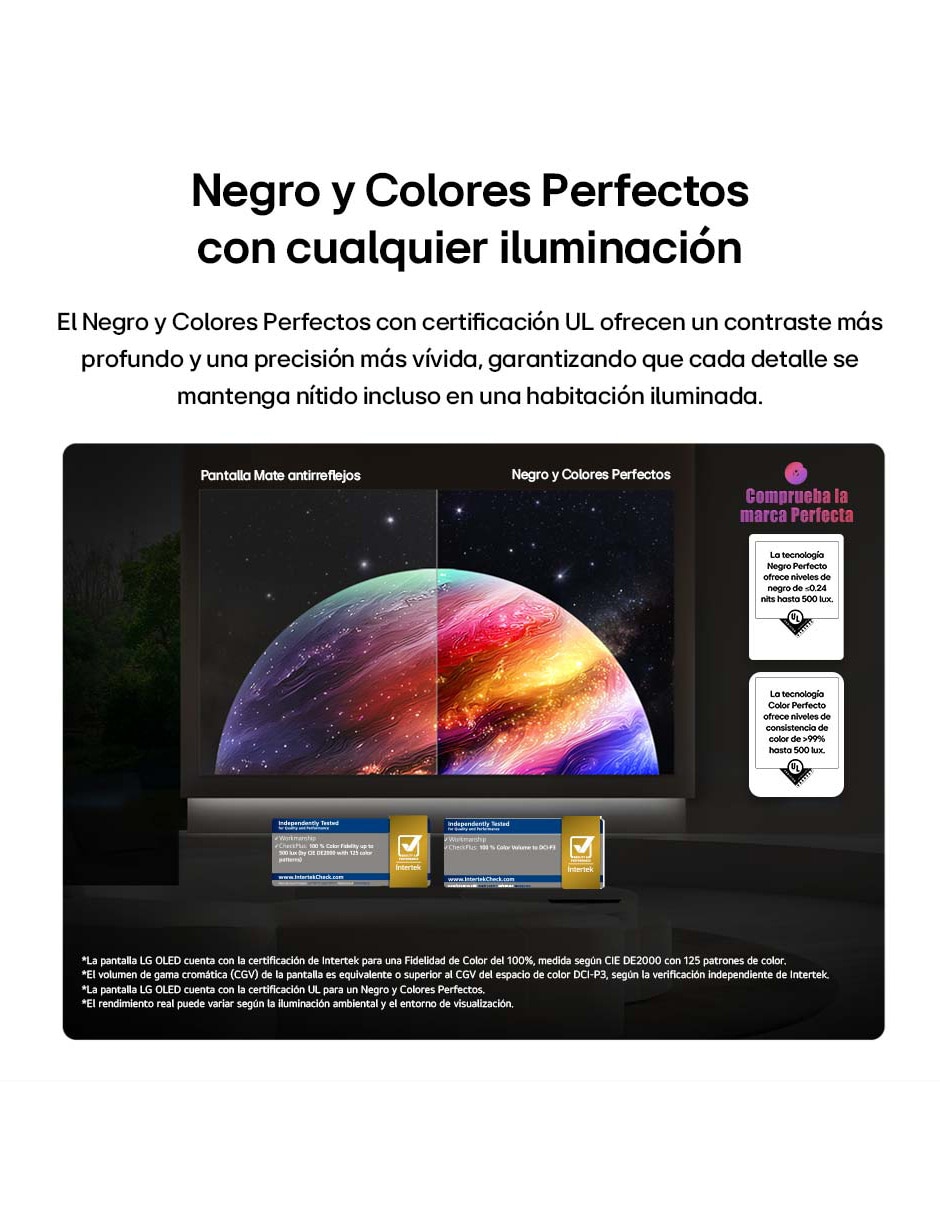 Pantalla Smart TV OLED 48 pulgadas 4K/UHD OLED48C6PSA con evo AI
