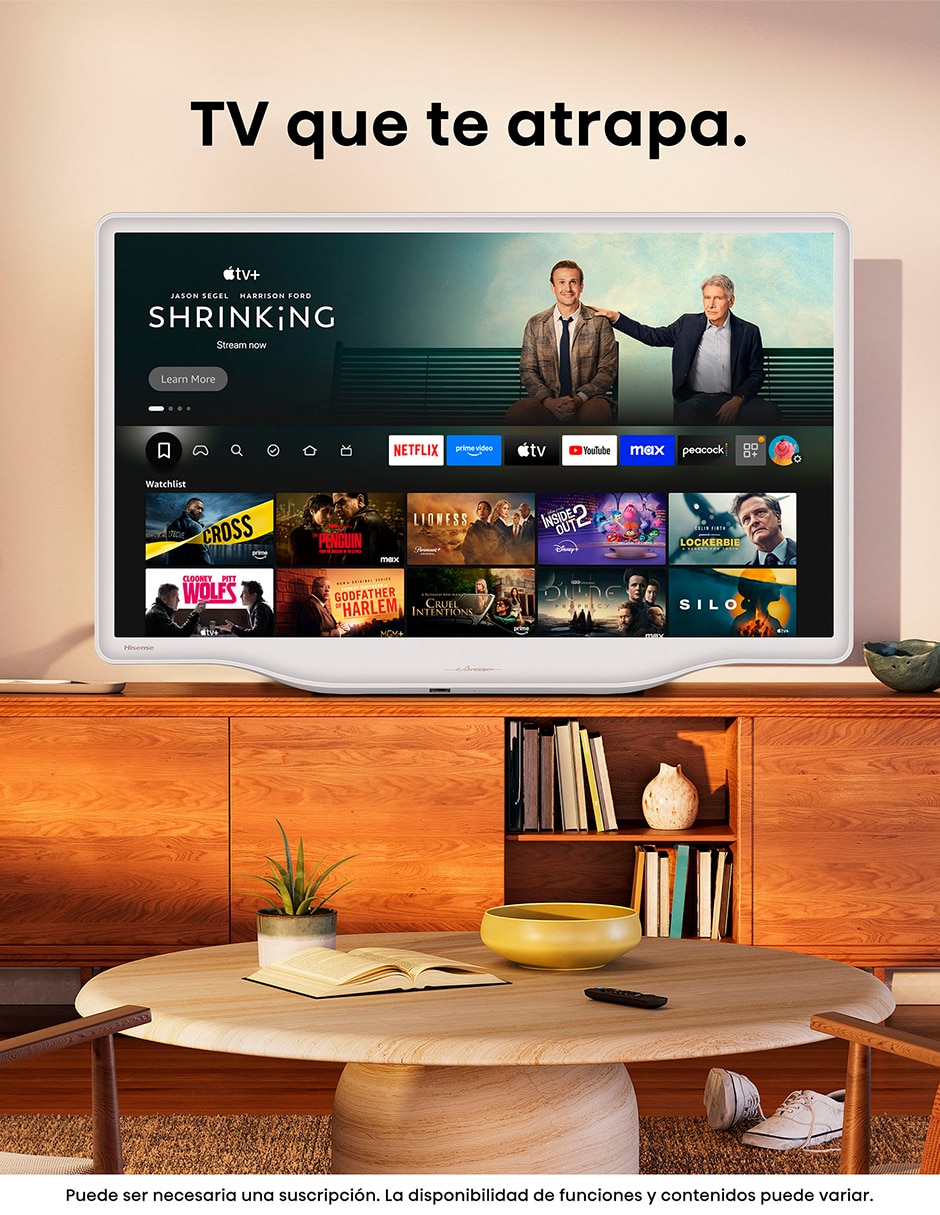 Pantalla Smart TV QLED de 43 pulgadas 4K/UHD 43S5QFM con Fire OS con AI escalado a 4K 12