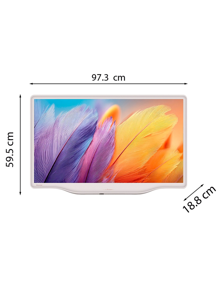 Pantalla Smart TV QLED de 43 pulgadas 4K/UHD 43S5QFM con Fire OS con AI escalado a 4K 16