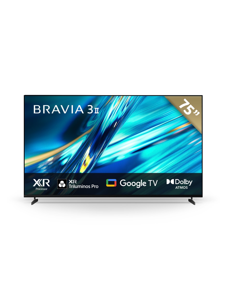 SONY Pantalla Smart TV Sony LCD de 75 pulgadas 4K/UHD Bravia 3 II con Android TV y AI Picture