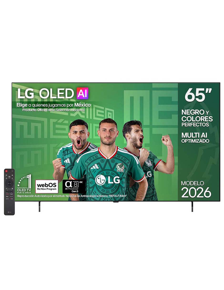 Television lg oled de 4k oled65b6psa con webos con ai webos