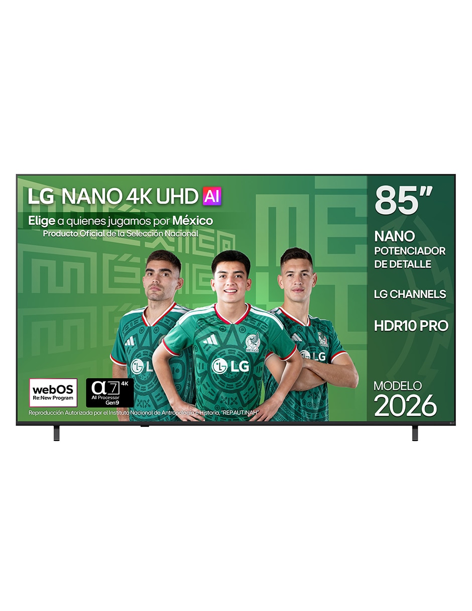 LG Television lg uhd de 4k/uhd 85nu850bpsa con webos con ai webos