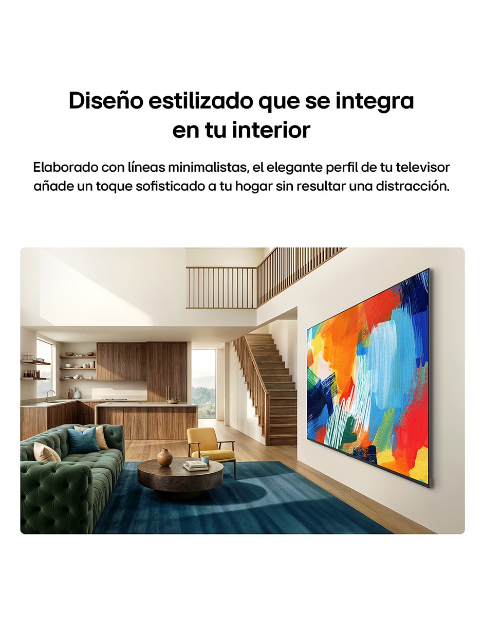 Pantalla Smart TV QNED de 4K 55QNED81BSC con WebOS con AI Upscaling