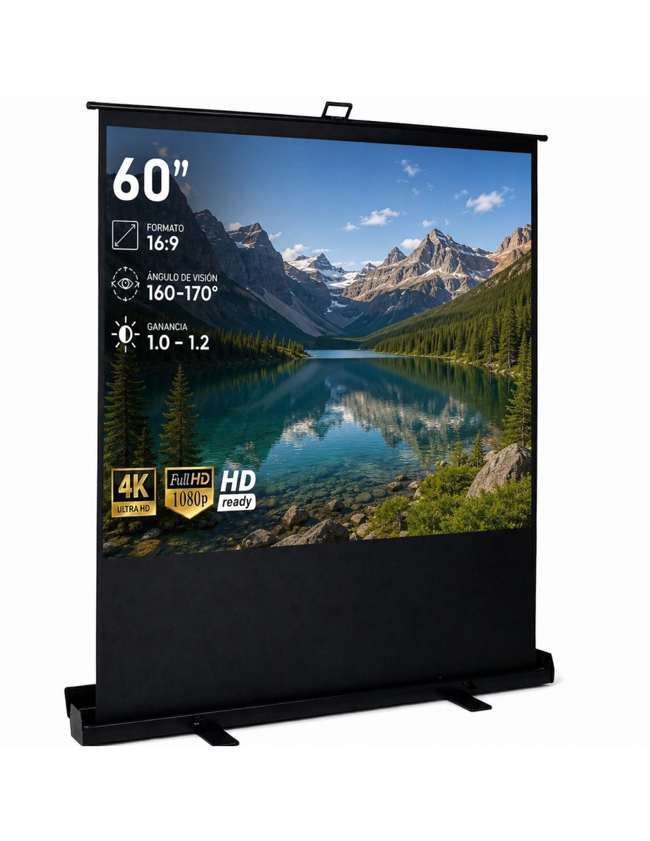 Pantalla proyector manual mkz-pantapull60m Pantalla proyector manual mkz-pantapull60m