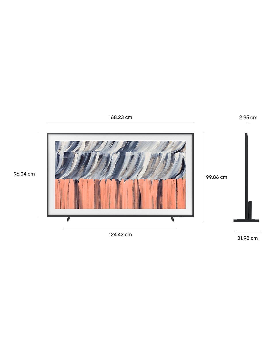 Pantalla Smart Tv Samsung QLED de 75 pulgadas 8K F-QN75LS03F75W con AI Escalado a 4K