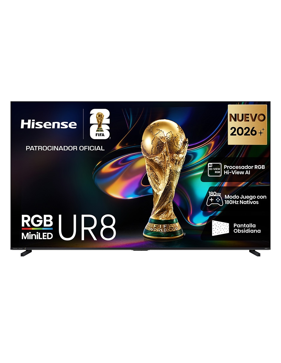 HISENSE Pantalla smart TV Hisense Mini LED de 100 pulgadas 4k 100UR8SG con Google TV con Hi-View AI Engine X