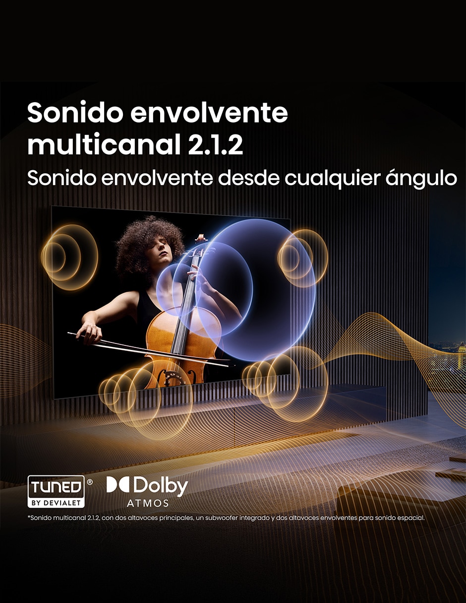 Pantalla smart TV Hisense Mini LED de 100 pulgadas 4k 100UR8SG con Google TV con Hi-View AI Engine X