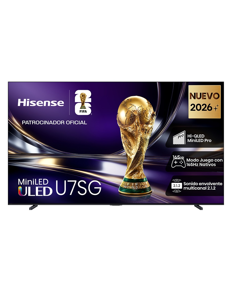 HISENSE Pantalla Smart TV Hisense de 100 pulgadas 4k 100u7sgx con Google TV con HI-View AI Engine X