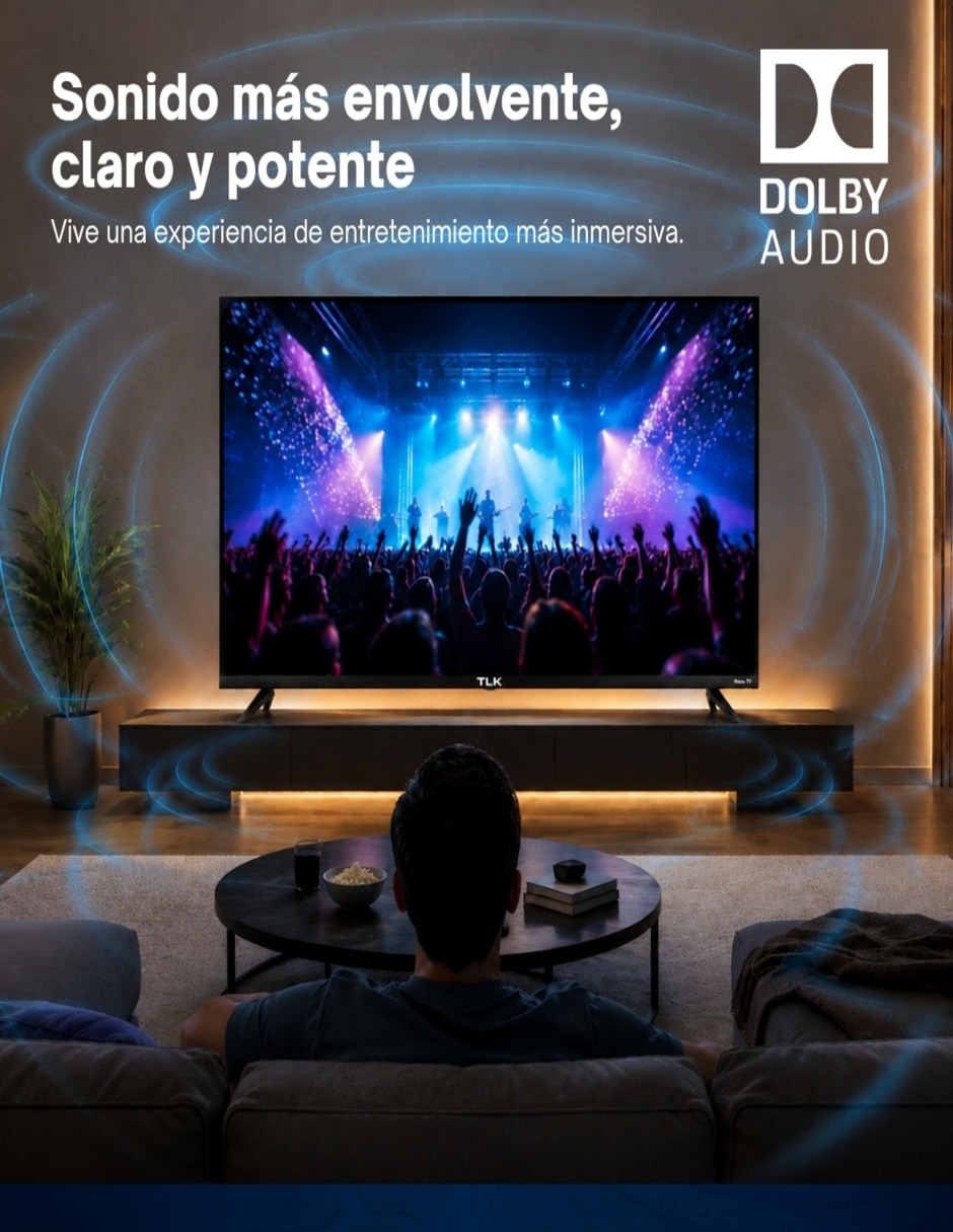 Pantalla Smart Tv led de hd tlk32r05 con roku tv 2