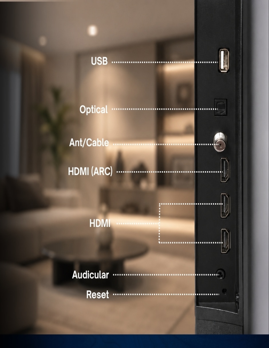 Pantalla Smart Tv led de hd tlk32r05 con roku tv 6