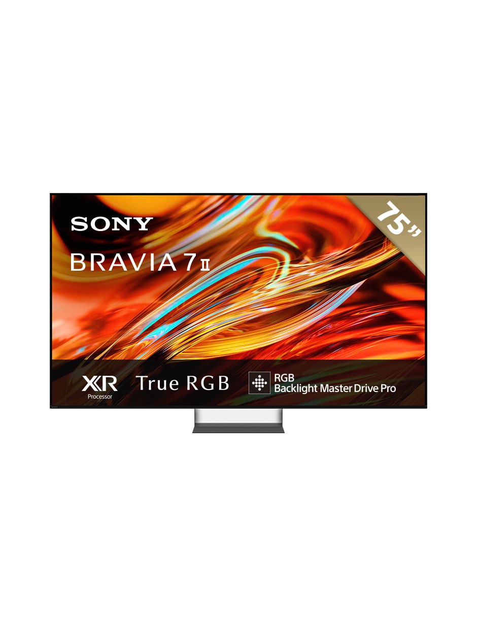 SONY Pantalla Smart TV Sony LCD de 75 pulgadas 4K/UHD Bravia 7 II con Android Tv con AI picture