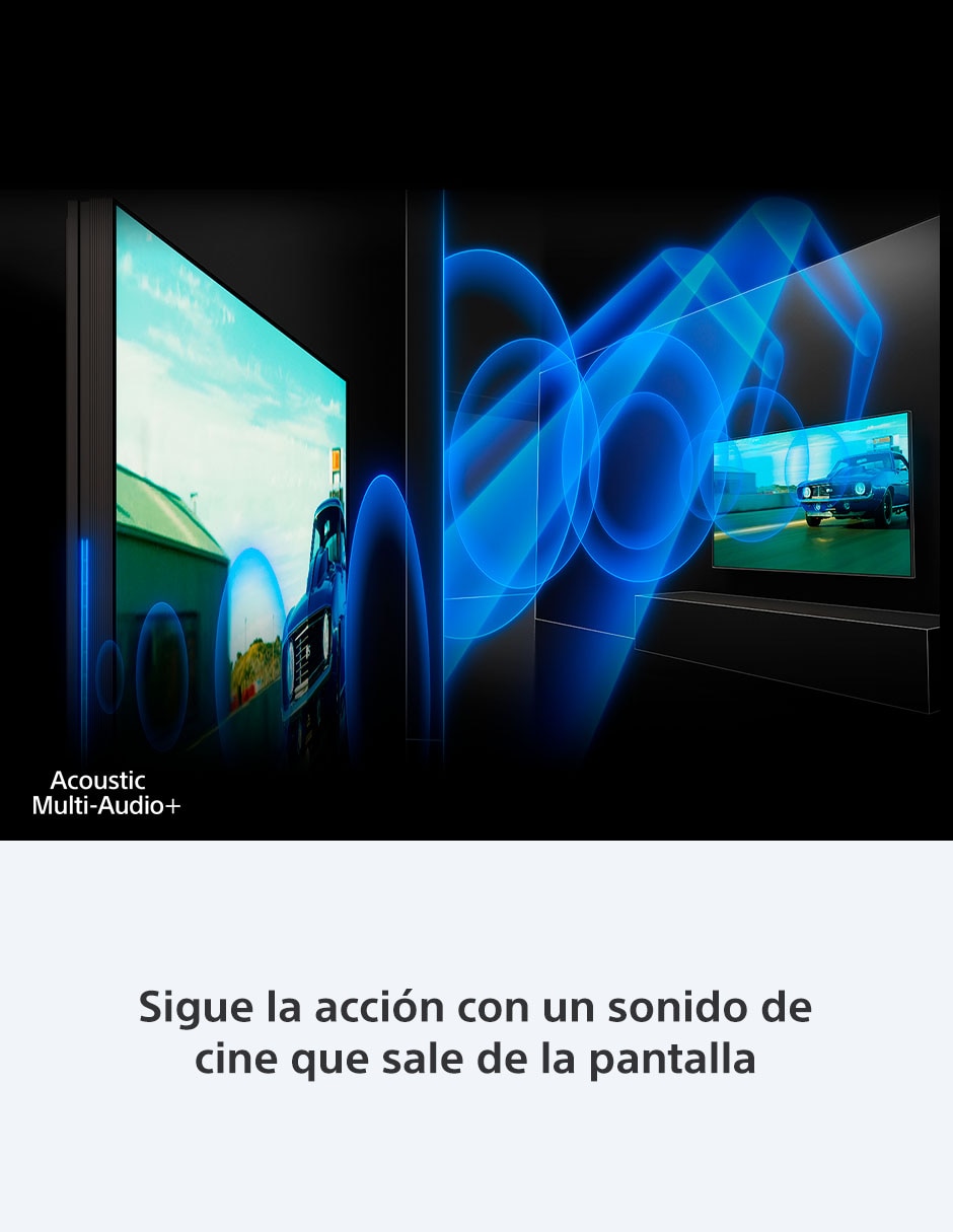 Pantalla Smart TV Sony micro RGB de 85 pulgadas 4K/UHD Bravia 9 II con Android TV con AI picture