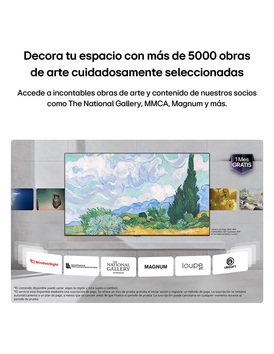 Pantalla Smart TV Mini LED de 65 pulgadas 4K 65LX7BPSA con WebOS con AI Picture 16