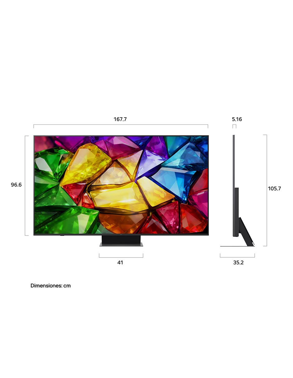 Pantalla Smart TV mini LED de 75 pulgadas 4K 75MRGB86BSA con EVO AI 14