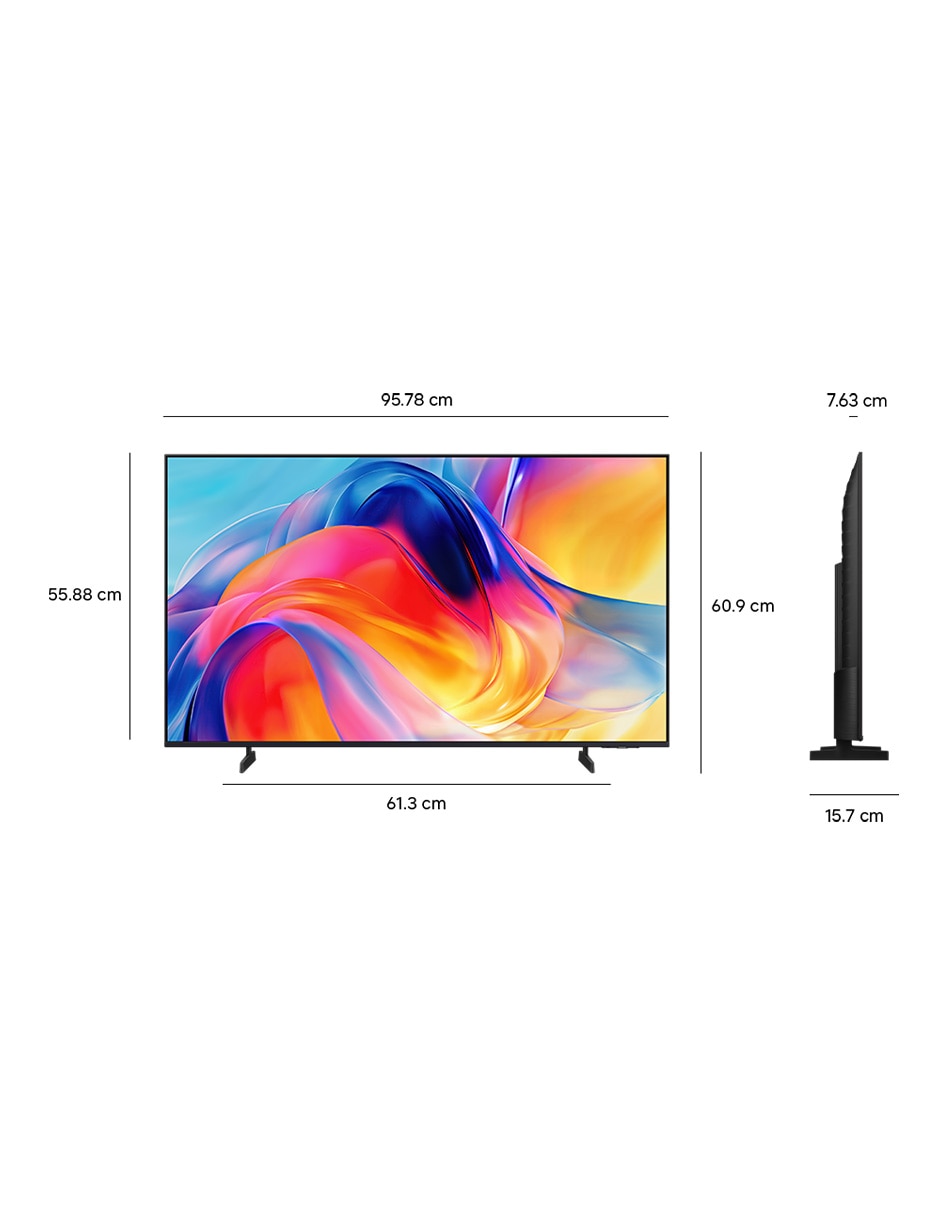 Pantalla Smart TV Mini LED de 4K UN43M75HAFXZX con Tizen con AI Escalado a 4K 9