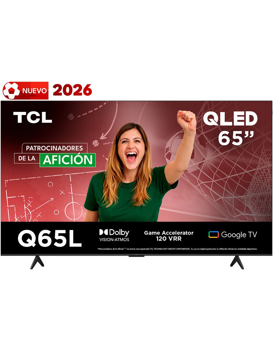Pantalla Smart TV QLED de 65 pulgadas 4K/UHD 65Q65L con Google TV 1