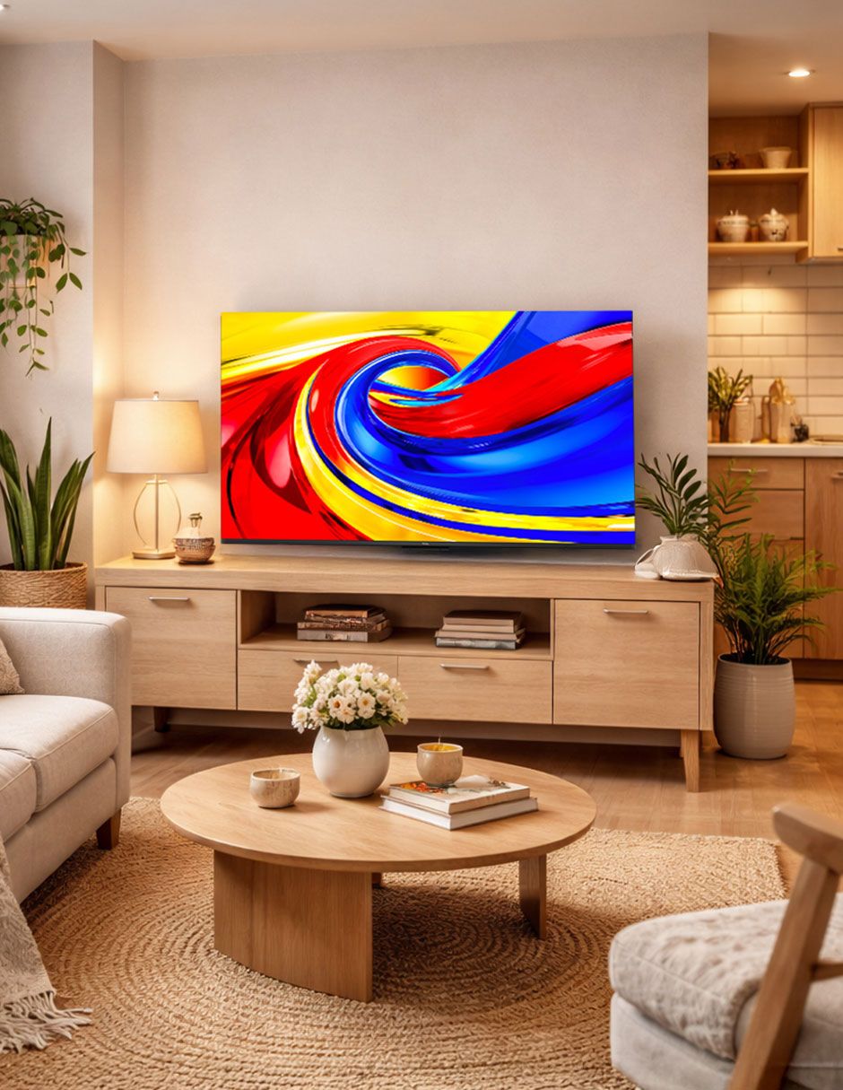 Pantalla Smart TV QLED de 65 pulgadas 4K/UHD 65Q65L con Google TV 10