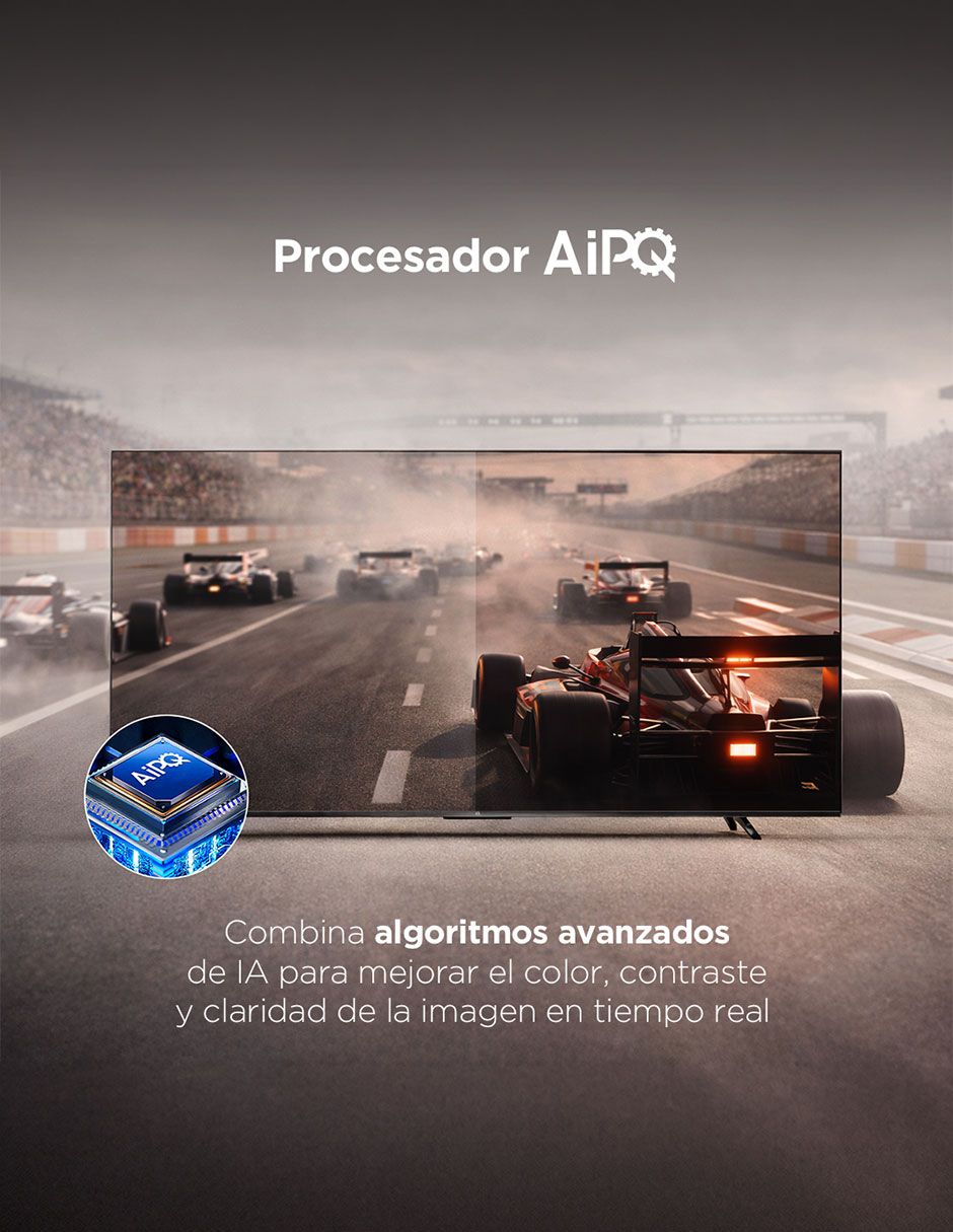 Pantalla Smart TV QLED de 75 pulgadas 4K/UHD 75Q65L con Google TV 12