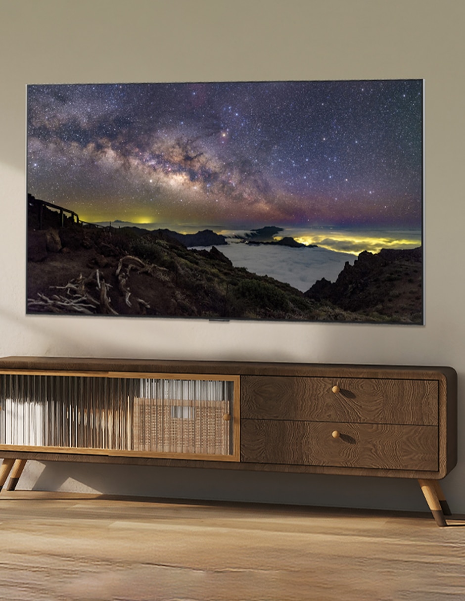 Pantalla smart tv television mini led qned de 4k 85qned74bsa con webos con evo ai 8