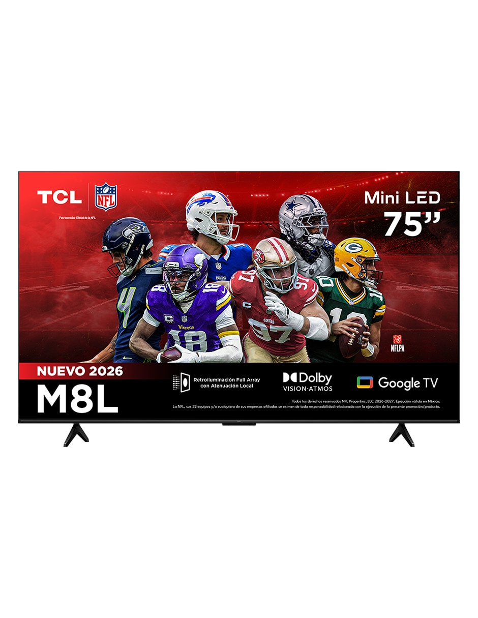 Pantalla Smart TV Mini LED de 4K/UHD 75M8L con Google TV Pantalla Smart TV Mini LED de 4K/UHD 75M8L con Google TV