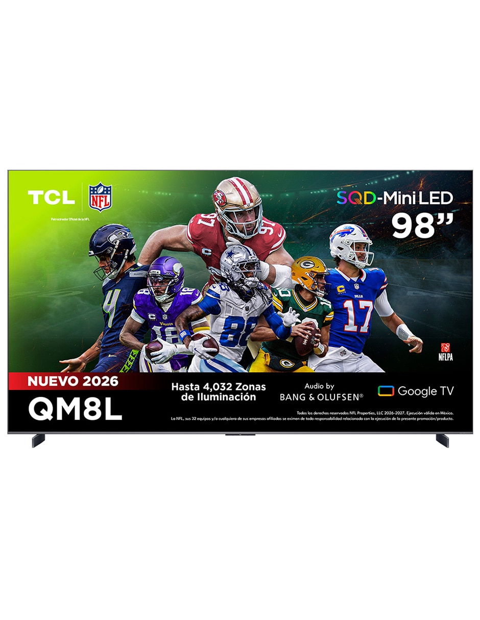 Pantalla Smart TV SQD-MiniLed de 4K/UHD 2026 con Google TV con No aplica