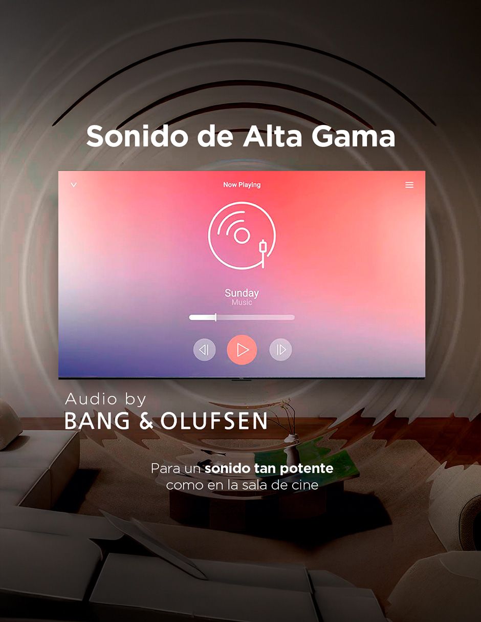 Pantalla Smart TV de 98 pulgadas SQD MiniLed de 4k/uhd 2026 con Google TV 5