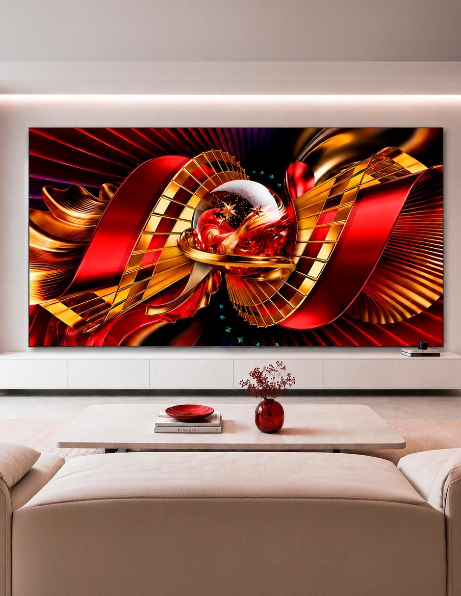 Pantalla Smart TV de 98 pulgadas SQD MiniLed de 4k/uhd 2026 con Google TV 6