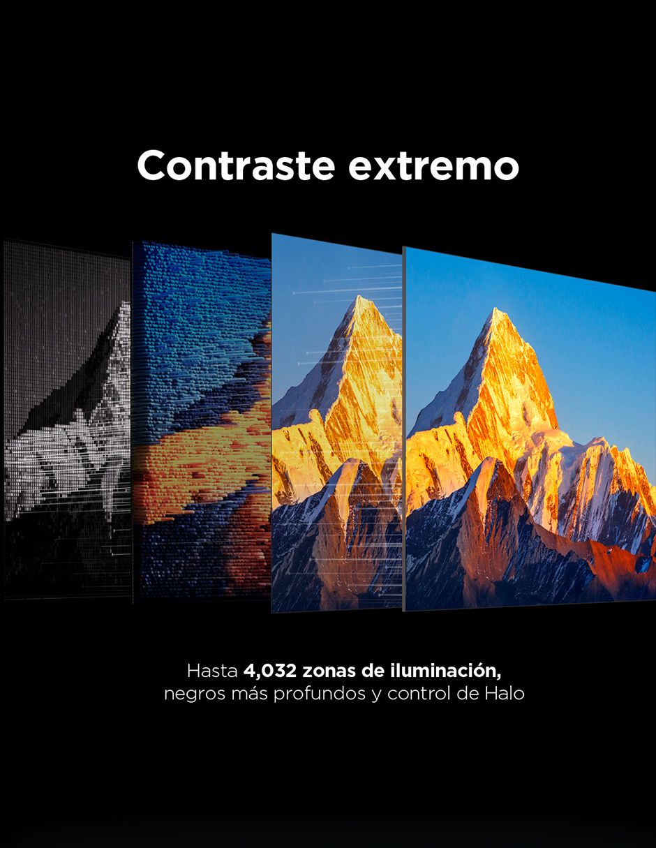 Pantalla Smart TV de 98 pulgadas SQD MiniLed de 4k/uhd 2026 con Google TV 8