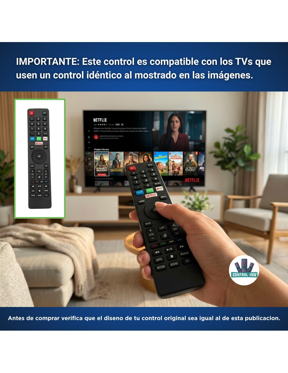 Control remoto para smart tv vledtv3216s vios tv3219s smart tv 3