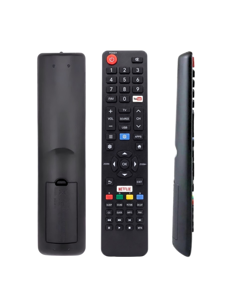 Control remoto para smart tv 43d1680 atvio aiwa ledm4k432nip rc320 2