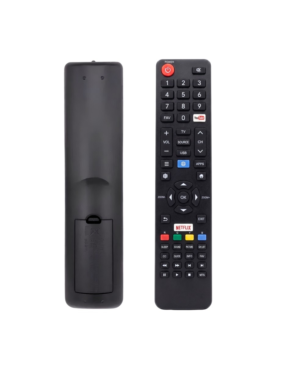 Control remoto para smart tv 43d1680 atvio aiwa ledm4k432nip rc320 3