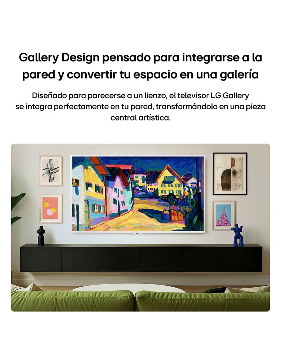 Pantalla smart tv mini led qned de 4k 55lx7.m5 con webos con ai picture