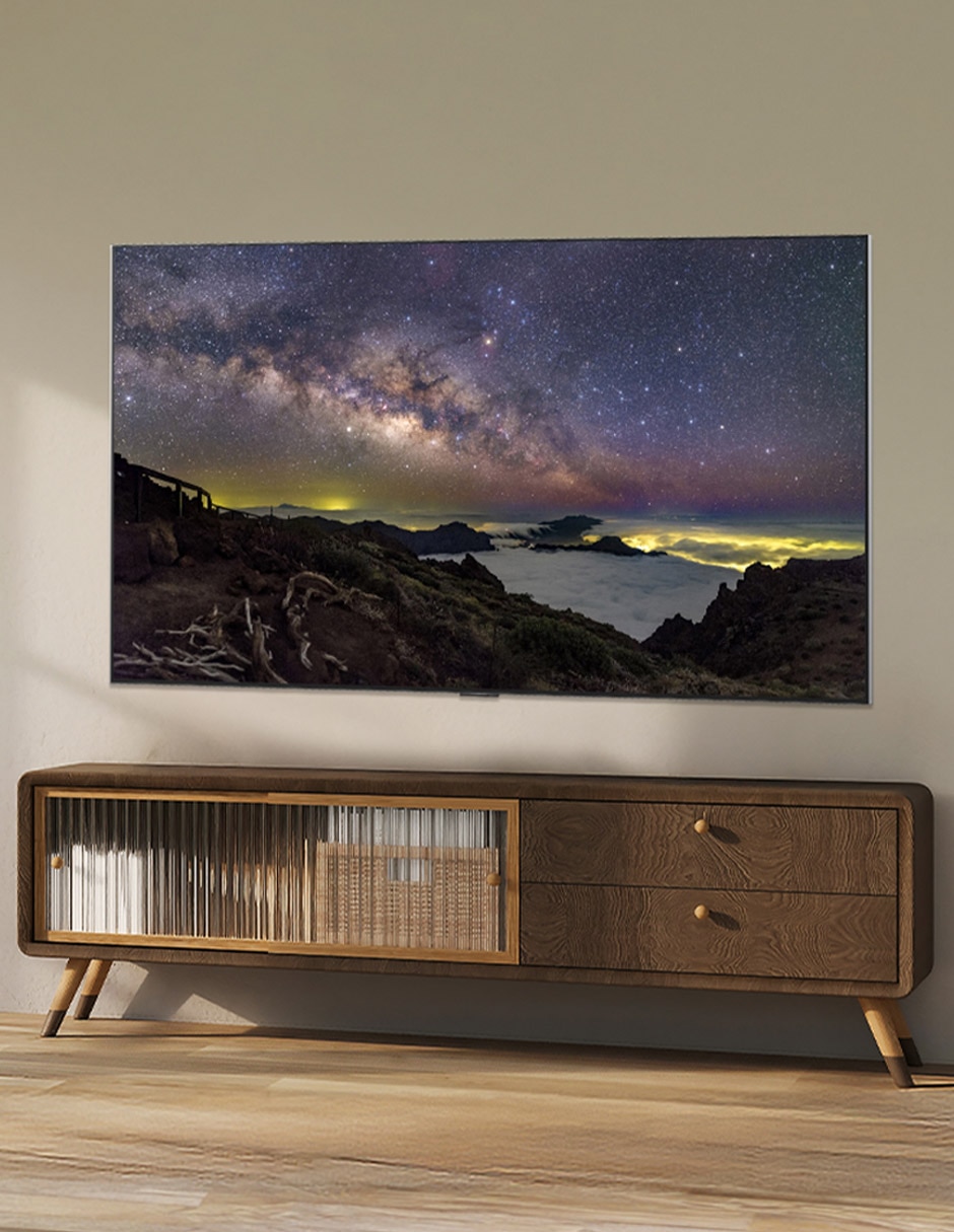 Pantalla smart tv mini led qned de 4k 55qned71.s20a con webos con ai webos 5