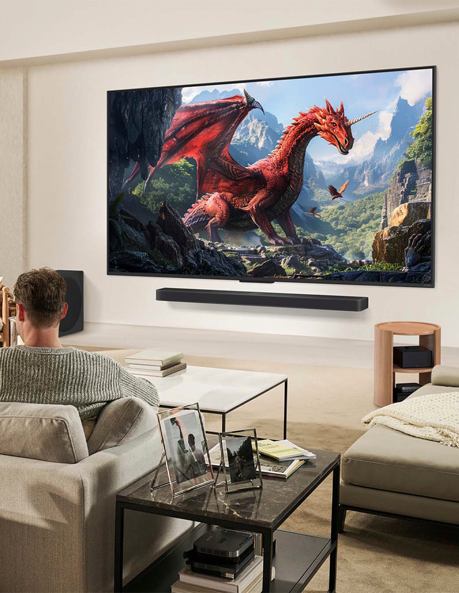 Pantalla smart tv mini led qned de 4k 75qned9m.s70 con webos con evo ai true wireless 4
