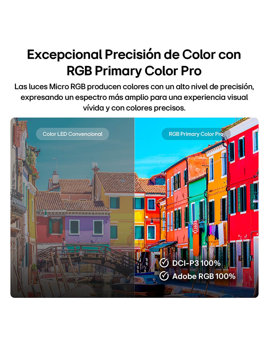 Pantalla smart tv micro rgb de 4k 75mrgb86.m7 con webos con evo ai 2