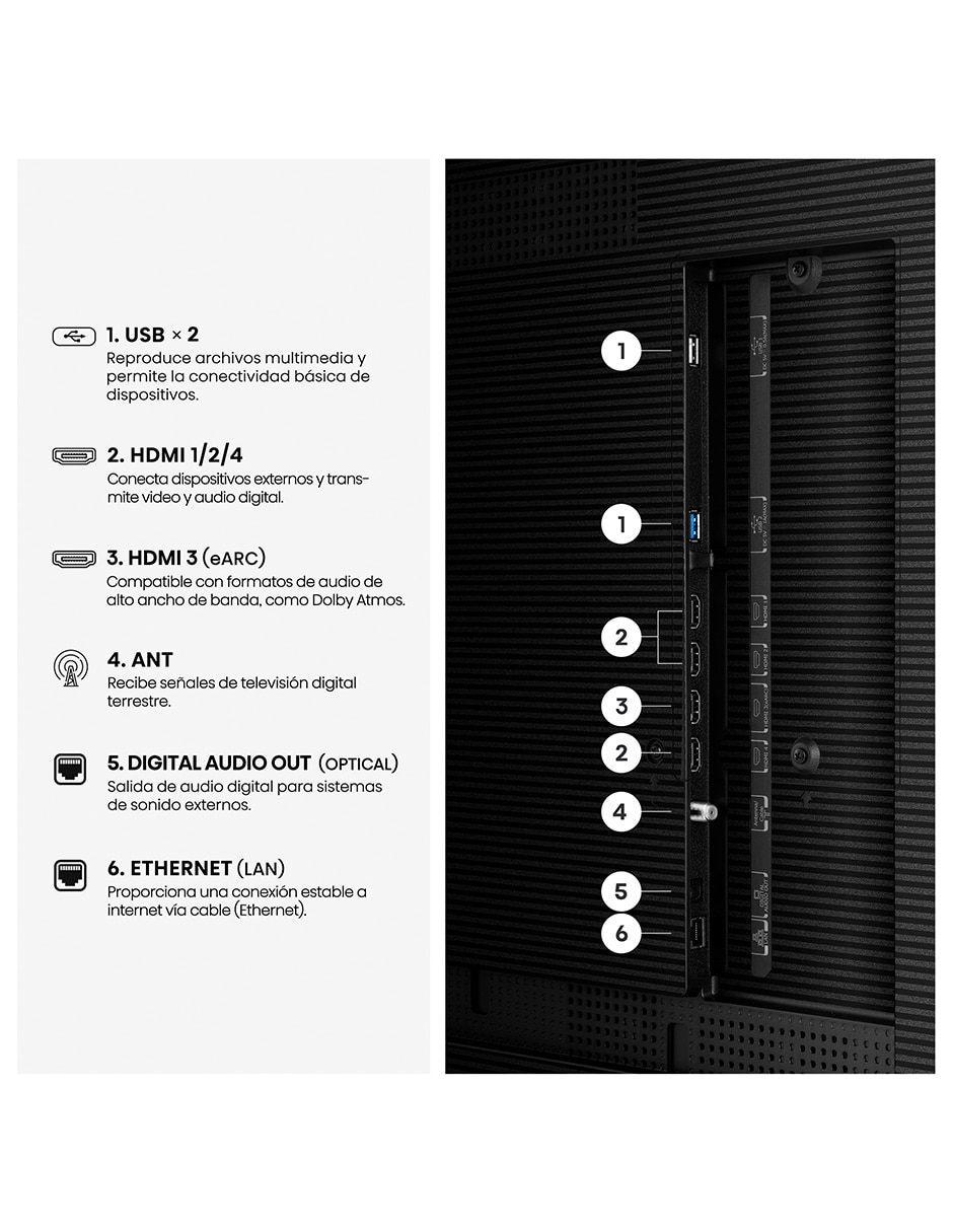 Pantalla Smart Tv Led de 55" 4K 55G700 con Fire OS 16