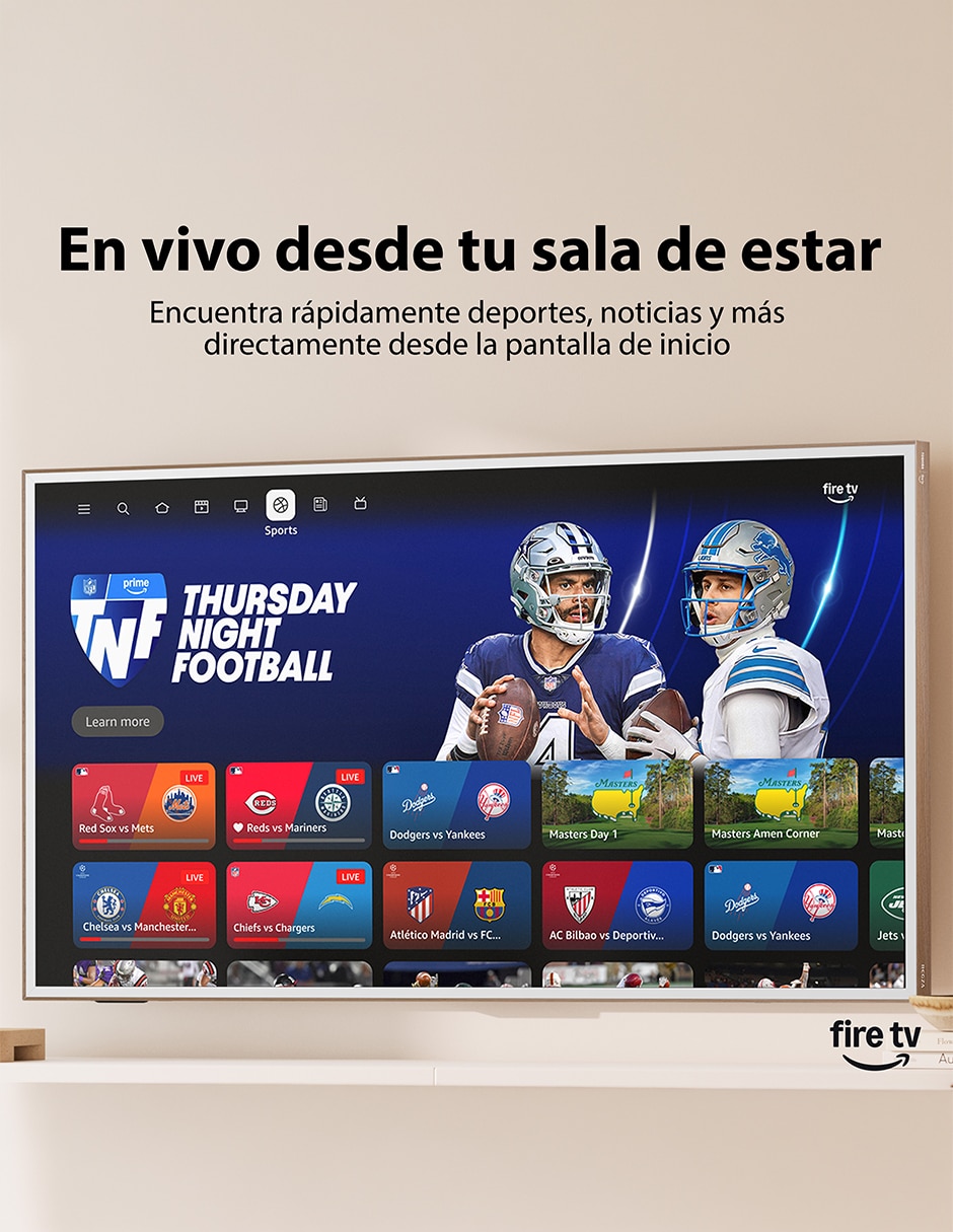 Pantalla Smart Tv Led de 65" 4K 65G700 con Fire OS con Ai Upscaling 12