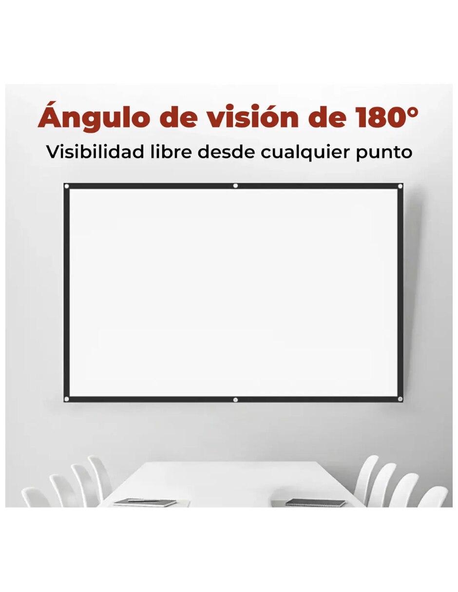 Pantalla proyector manual 4