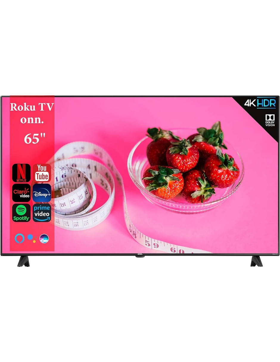 Pantalla Smart TV LED de 65 pulgadas 4K/UHD con AI